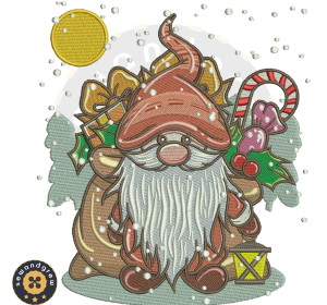 LANTERN CHRISTMAS EMBROIDERY PATTERN